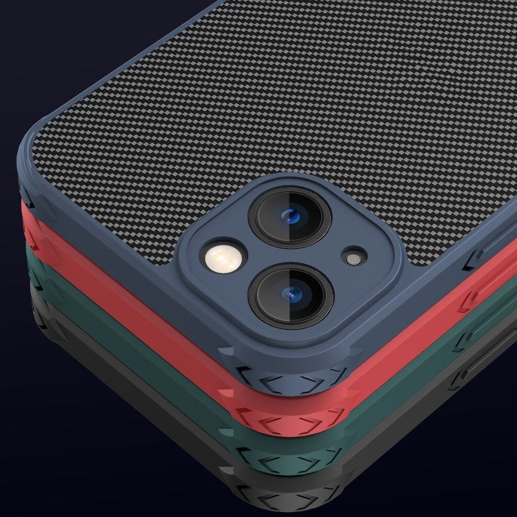 For iPhone 13 Pro Carbon Fiber PC + TPU Case