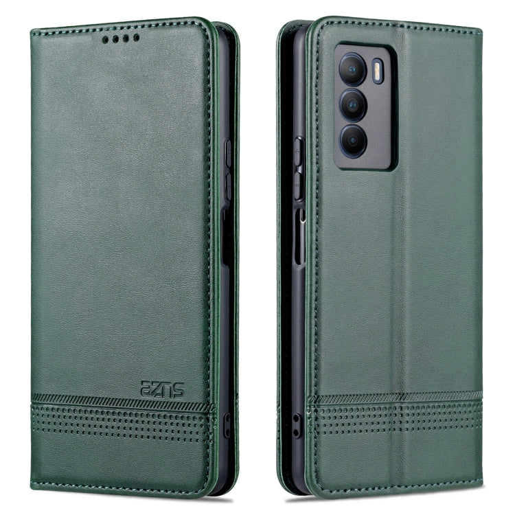 For vivo T1 AZNS Magnetic Calf Texture Horizontal Flip Leather Phone Case