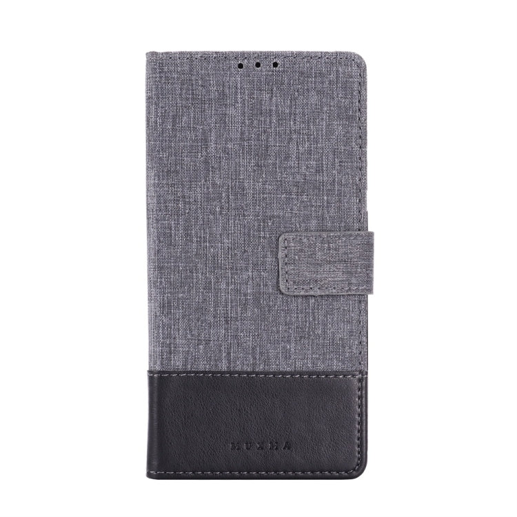 For Xiaomi Redmi 8A MUMXA MX102 Horizontal Flip Canvas Stitching Leather Case with Holder & Card Slots & Wallet