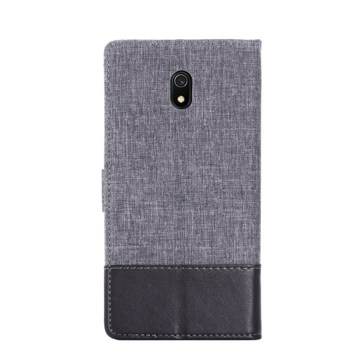 For Xiaomi Redmi 8A MUMXA MX102 Horizontal Flip Canvas Stitching Leather Case with Holder & Card Slots & Wallet