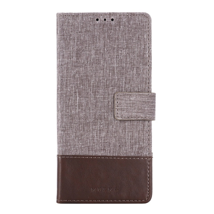 For Xiaomi Redmi Note 8T MUMXA MX102 Horizontal Flip Canvas Stitching Leather Case with Holder & Card Slots & Wallet(Brown)