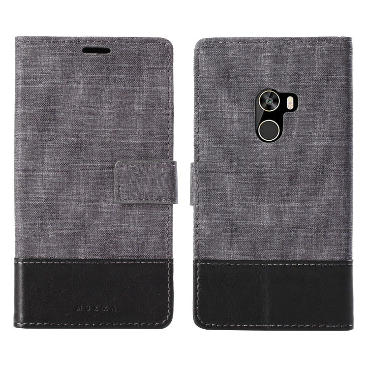 For Xiaomi Mi Mix MUMXA MX102 Horizontal Flip Canvas Stitching Leather Case with Holder & Card Slots & Wallet