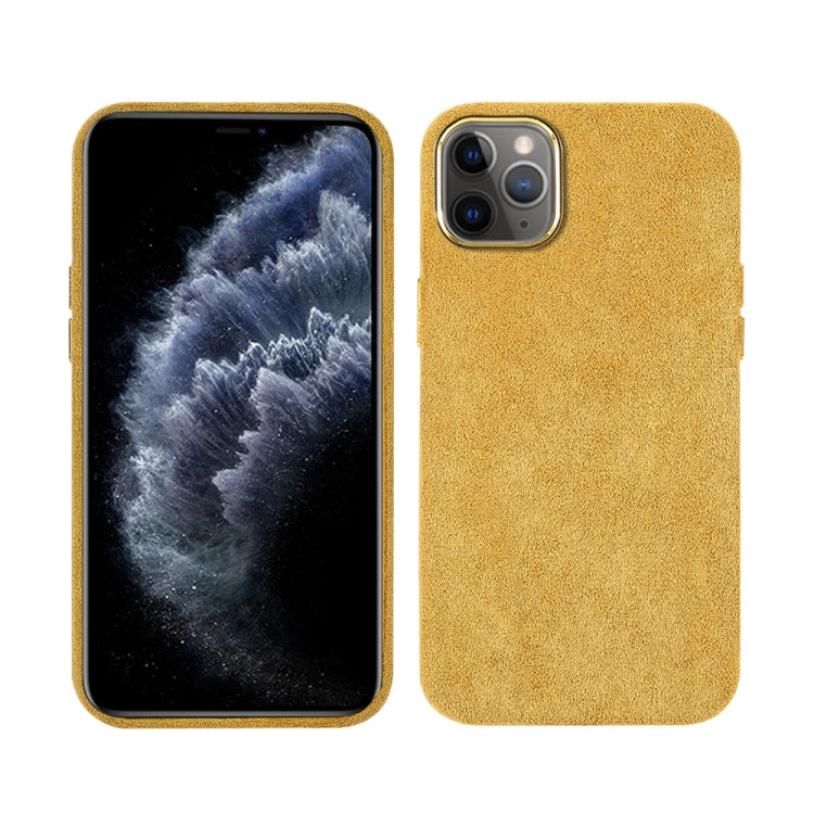 For iPhone 11 Pro Plush Roughout PU Phone Case