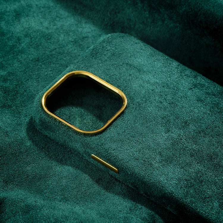 For iPhone 11 Pro Plush Roughout PU Phone Case