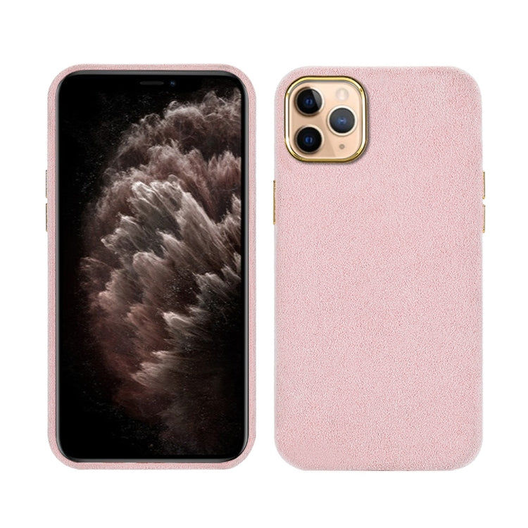 For iPhone 11 Pro Max Plush Roughout PU Phone Case