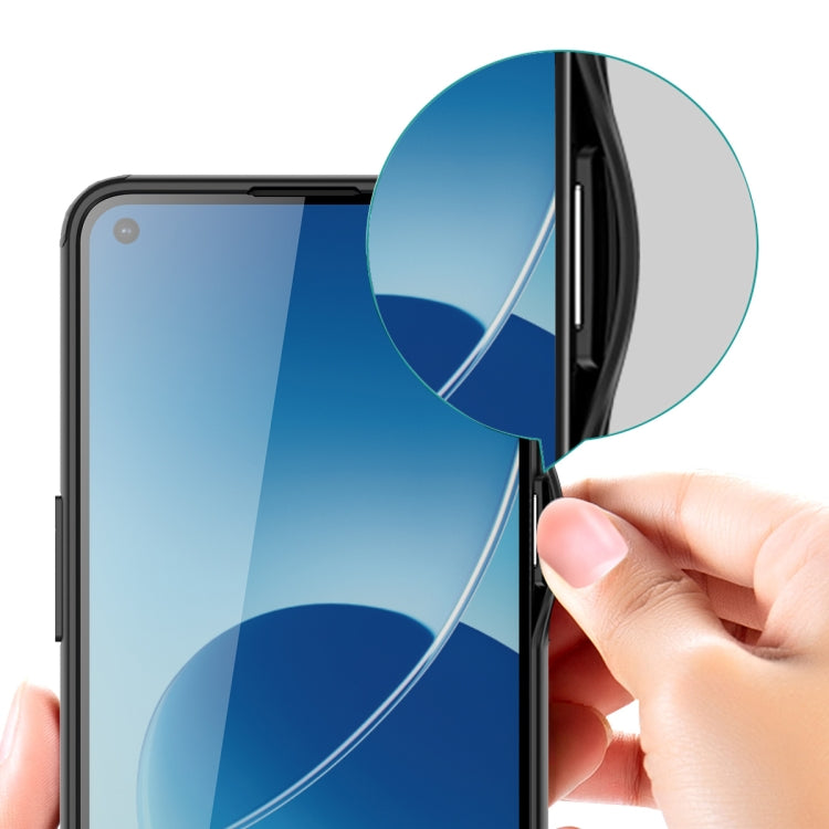 For OPPO Reno6 Z Armor PC + TPU Shockproof Phone Case(Black)