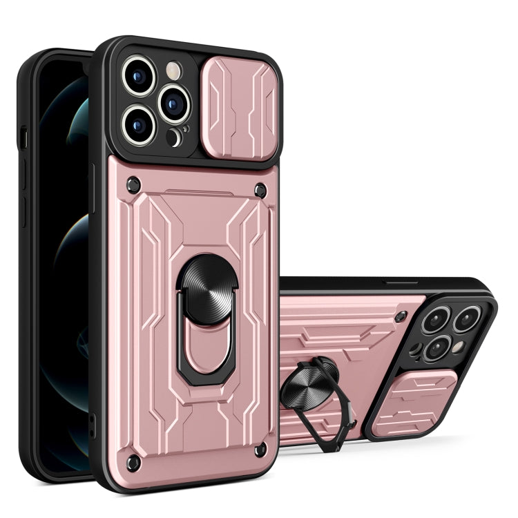 For iPhone 11 Pro Sliding Camshield Card Phone Case