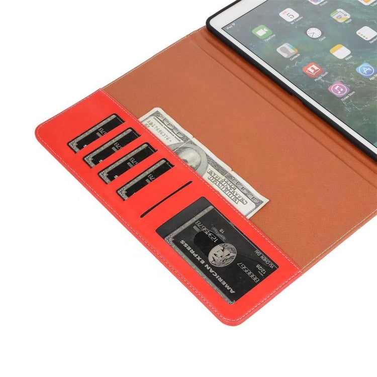 For iPad Air / Air 2 / Pro 9.7 inch Business Book Style Horizontal Flip Leather Case with Holder & Card Slots & Wallet