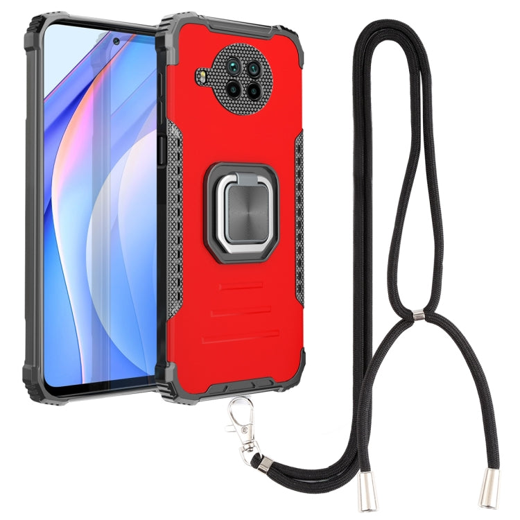 For Xiaomi Mi 10T Lite / Redmi Note 9 Pro 5G Aluminum Alloy + TPU Phone Case with Lanyard