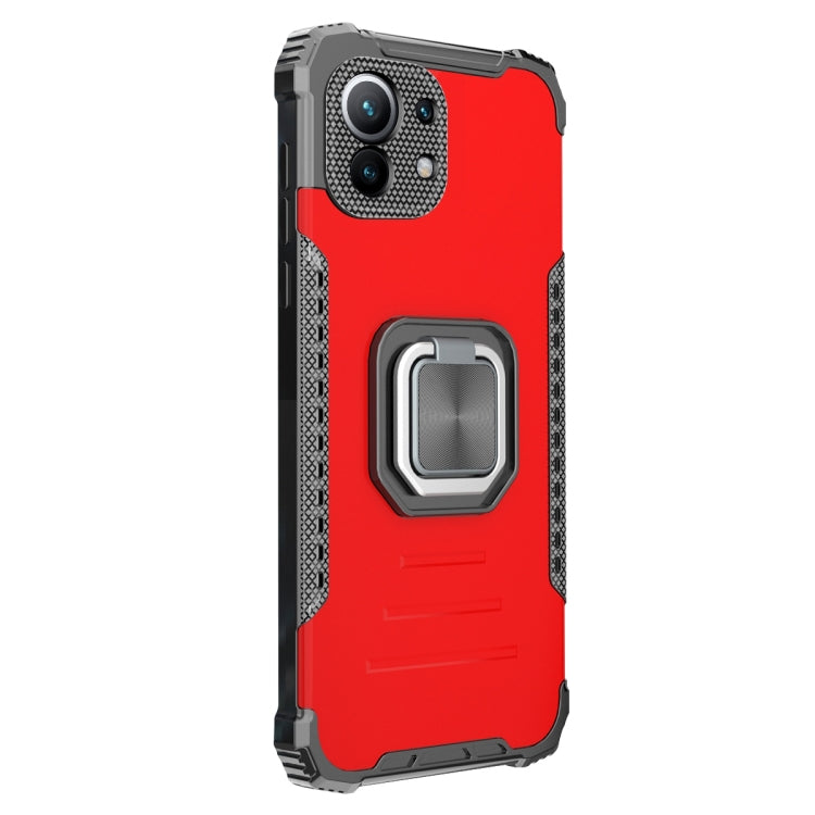 For Xiaomi Mi 11 Aluminum Alloy + TPU Phone Case with Lanyard