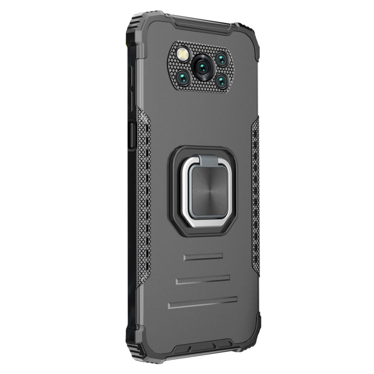 For Xiaomi Poco X3 / X3 NFC Aluminum Alloy + TPU Phone Case with Lanyard