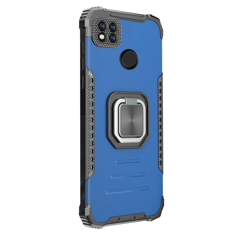 For Xiaomi Redmi 9C / Redmi 9 India Aluminum Alloy + TPU Phone Case with Lanyard