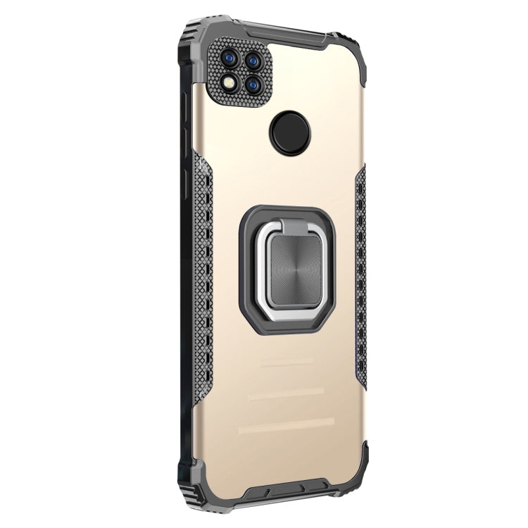 For Xiaomi Redmi 9C / Redmi 9 India Aluminum Alloy + TPU Phone Case with Lanyard