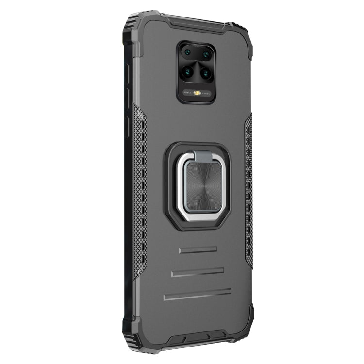 For Xiaomi Redmi Note 9S / Note 9 Pro Aluminum Alloy + TPU Phone Case with Lanyard