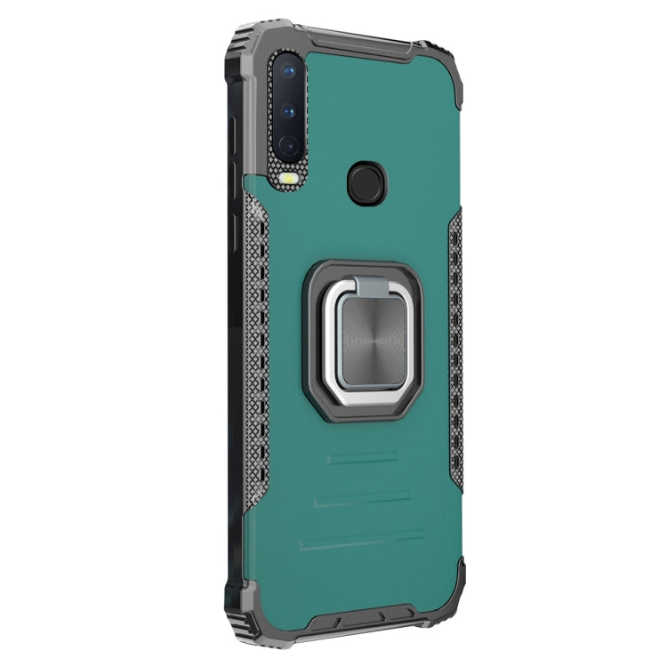 For vivo Y17 / Y12 / Y15 / Y11 2019 / Y5 2020 Aluminum Alloy + TPU Phone Case with Lanyard