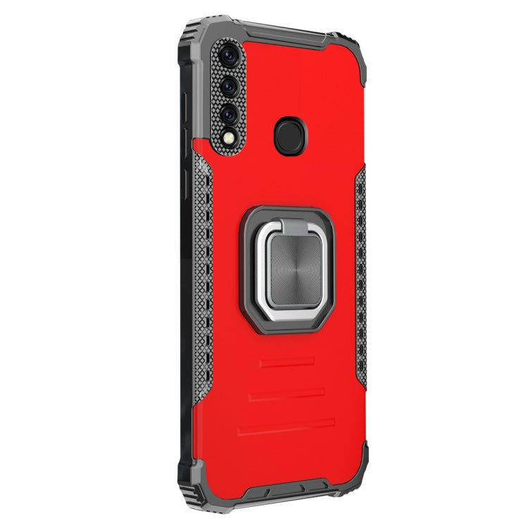 For vivo Y19 Aluminum Alloy + TPU Phone Case with Lanyard