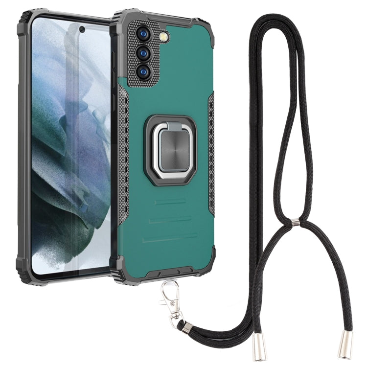 For Xiaomi Redmi K40 / K40 Pro / K40 Pro+ Aluminum Alloy + TPU Phone Case with Lanyard