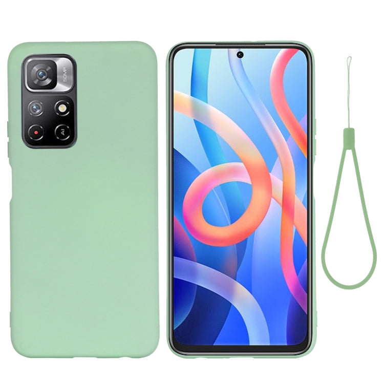 For Xiaomi Redmi Note 11 5G China / Note 11T 5G / Poco M4 Pro 5G Liquid Silicone Phone Case