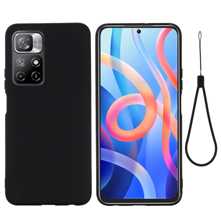 For Xiaomi Redmi Note 11 5G China / Note 11T 5G / Poco M4 Pro 5G Liquid Silicone Phone Case