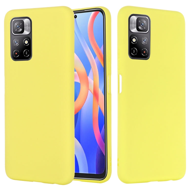 For Xiaomi Redmi Note 11 5G China / Note 11T 5G / Poco M4 Pro 5G Liquid Silicone Phone Case