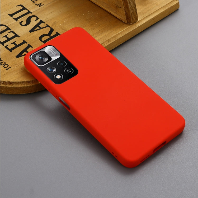 For Xiaomi Redmi Note 11 Pro China / Note 11 Pro+ Liquid Silicone Phone Case