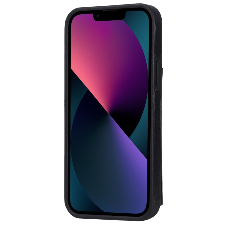 For iPhone 13 mini Butterfly Embossing Pattern Shockproof Phone Case