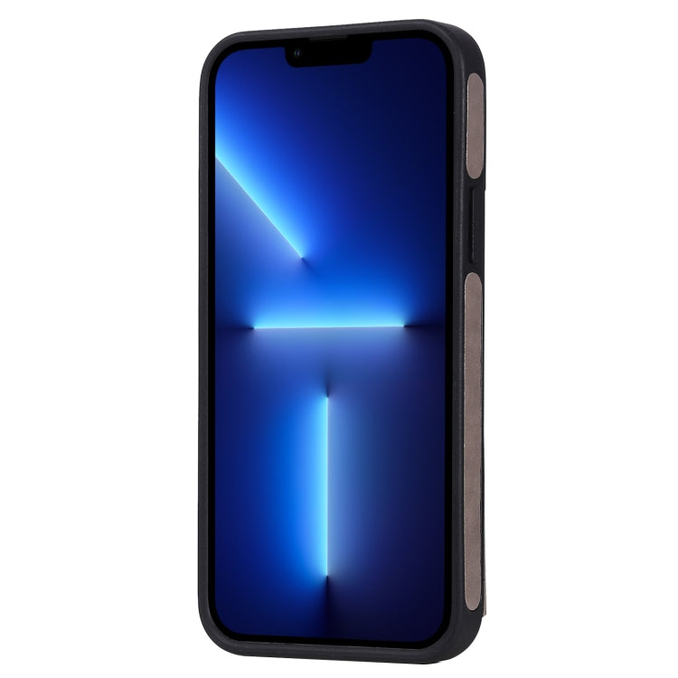 For iPhone 13 Pro Max Six Cats Embossing Pattern Shockproof Phone Case