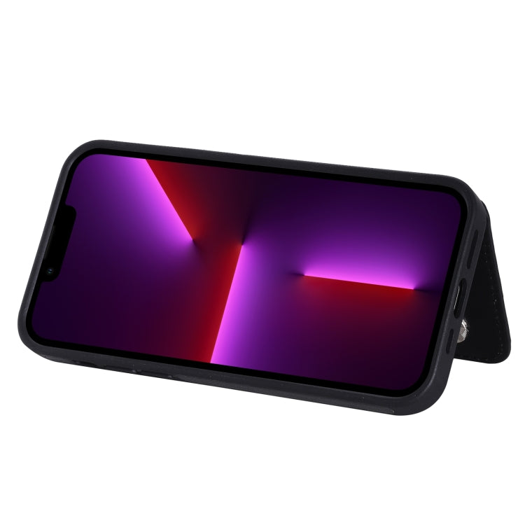 For iPhone 13 Pro Six Cats Embossing Pattern Shockproof Phone Case