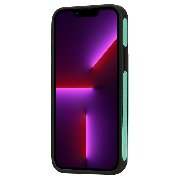 For iPhone 13 Pro Six Cats Embossing Pattern Shockproof Phone Case