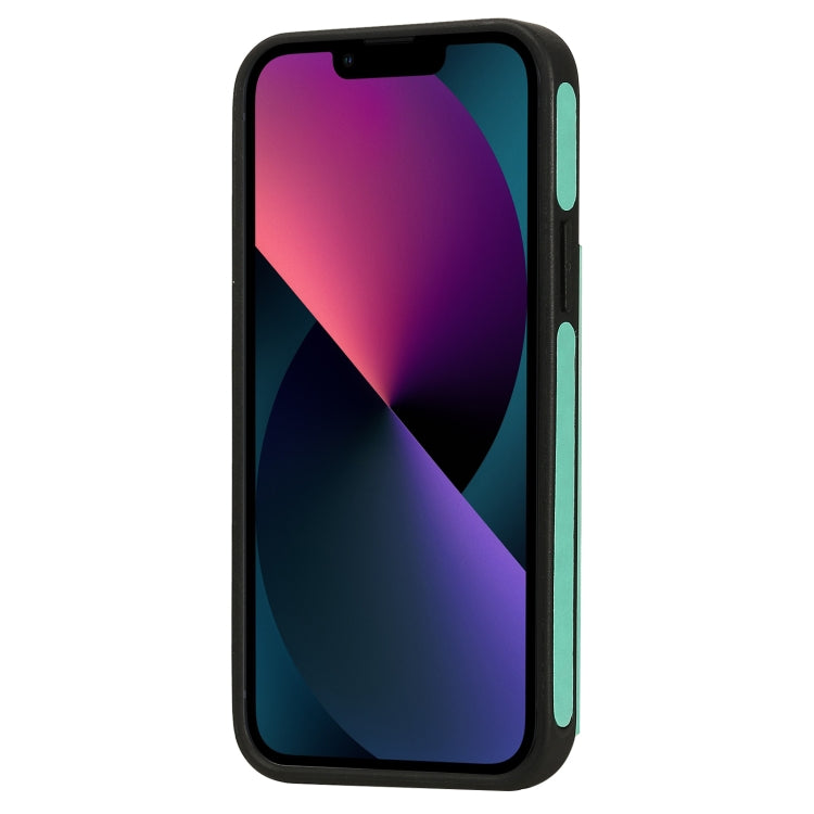 For iPhone 13 Six Cats Embossing Pattern Shockproof Phone Case