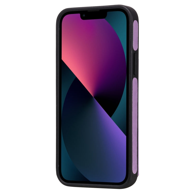 For iPhone 13 Six Cats Embossing Pattern Shockproof Phone Case