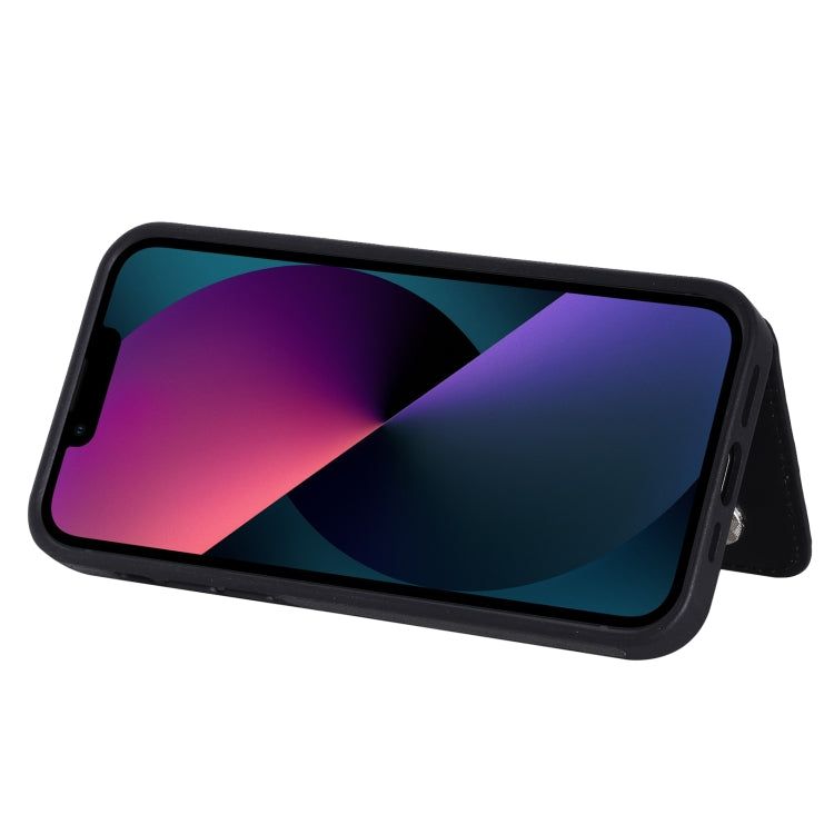 For iPhone 13 mini Six Cats Embossing Pattern Shockproof Phone Case