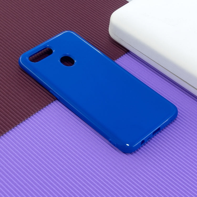 For OPPO A7 / A5s 2.0mm Thick TPU Candy Color Protective Case