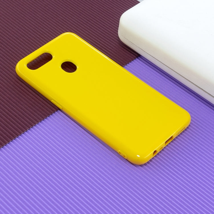 For OPPO A7 / A5s 2.0mm Thick TPU Candy Color Protective Case