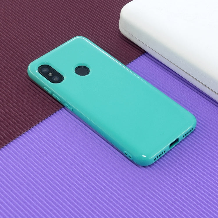 For Xiaomi Redmi 6 Pro 2.0mm Thick TPU Candy Color Protective Case