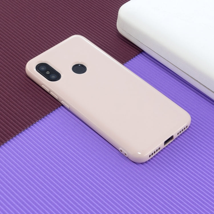 For Xiaomi Redmi 6 Pro 2.0mm Thick TPU Candy Color Protective Case