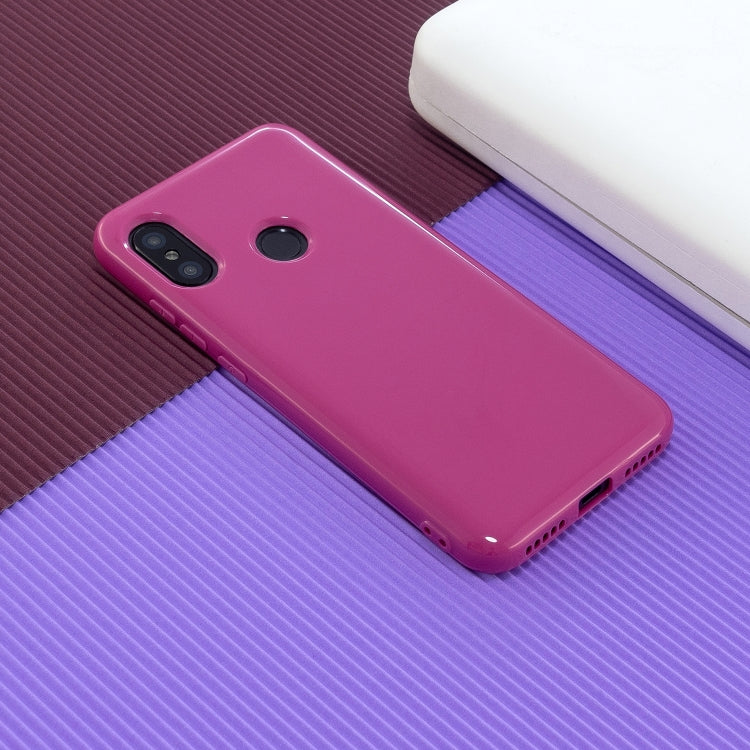 For Xiaomi Redmi 6 Pro 2.0mm Thick TPU Candy Color Protective Case