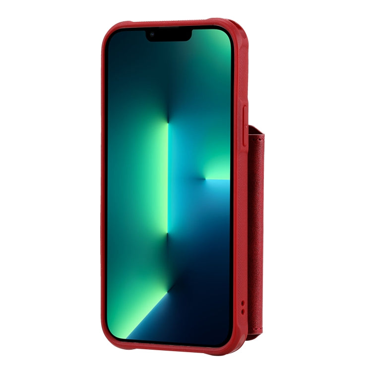 For iPhone 13 Pro Zipper Shockproof Protective Phone Case