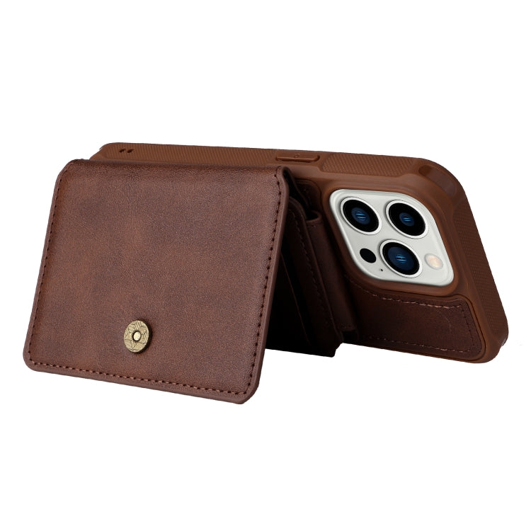 For iPhone 13 Pro Zipper Shockproof Protective Phone Case