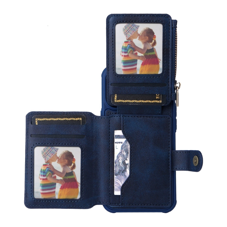 For iPhone 13 Pro Zipper Shockproof Protective Phone Case