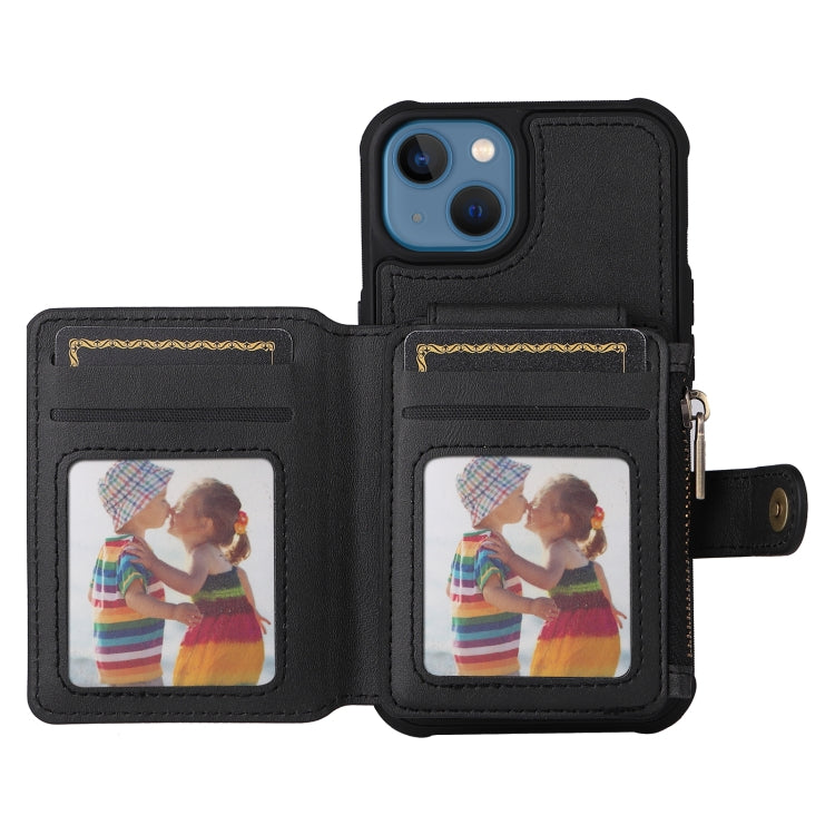 For iPhone 13 Zipper Shockproof Protective Phone Case