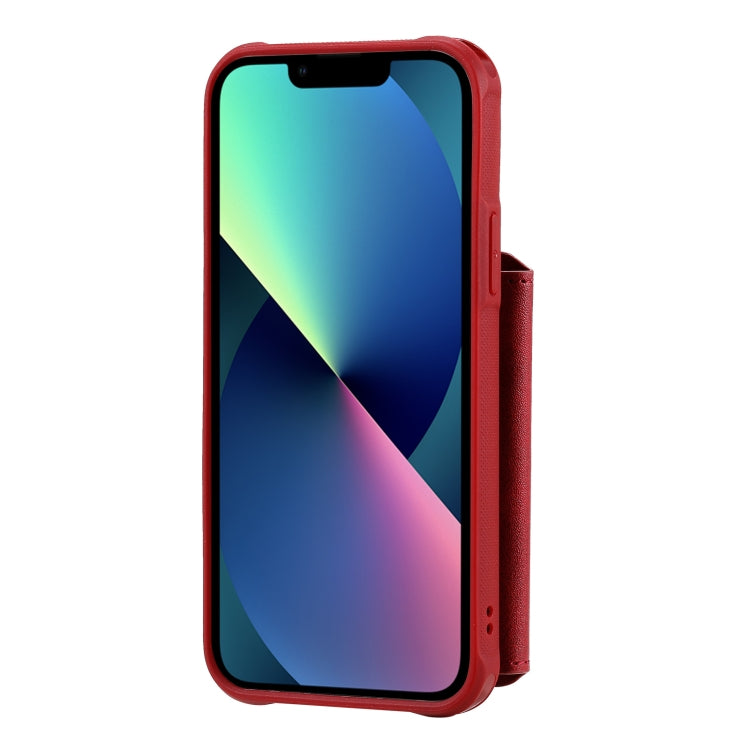 For iPhone 13 Zipper Shockproof Protective Phone Case