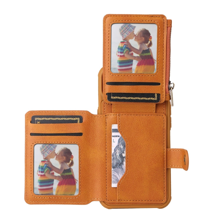 For iPhone 13 Zipper Shockproof Protective Phone Case