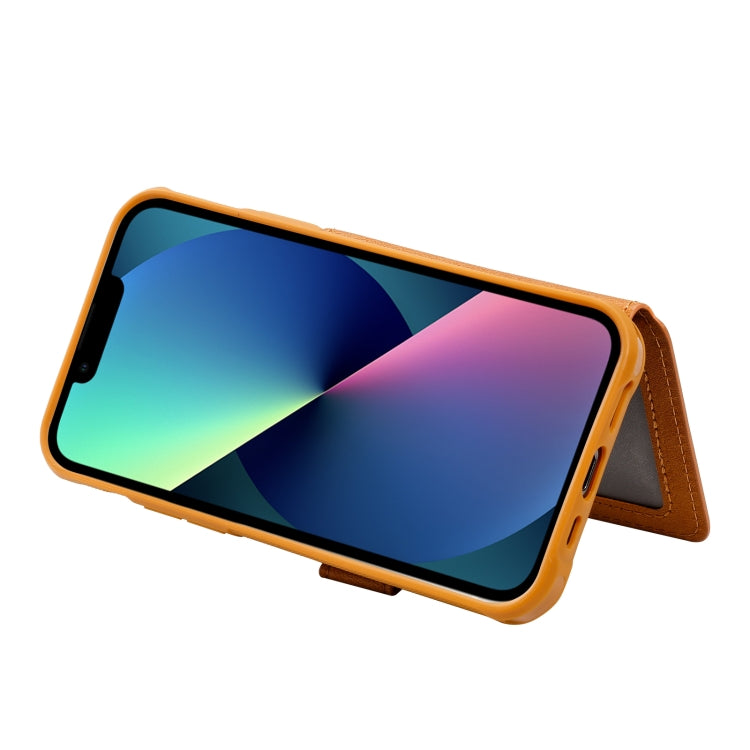 For iPhone 13 Zipper Shockproof Protective Phone Case