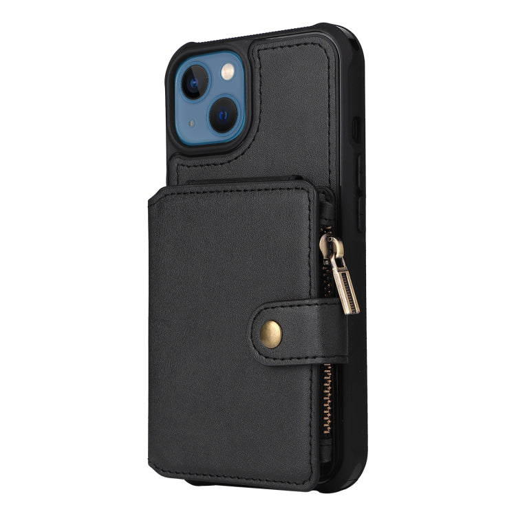 For iPhone 13 mini Zipper Shockproof Protective Phone Case
