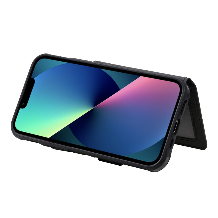 For iPhone 13 mini Zipper Shockproof Protective Phone Case