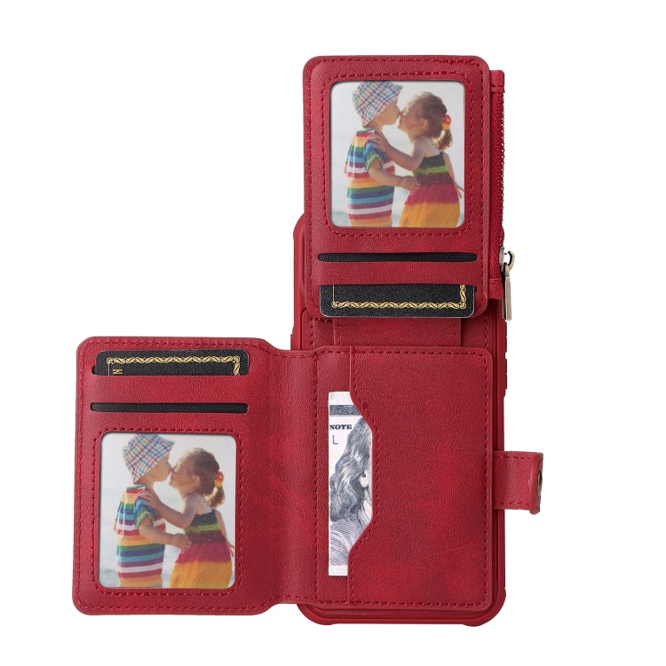 For iPhone 13 mini Zipper Shockproof Protective Phone Case