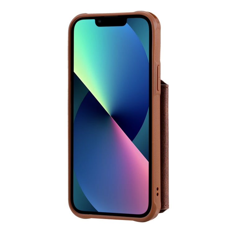 For iPhone 13 mini Zipper Shockproof Protective Phone Case