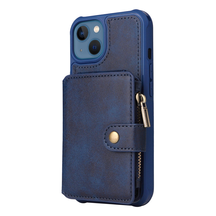 For iPhone 13 mini Zipper Shockproof Protective Phone Case