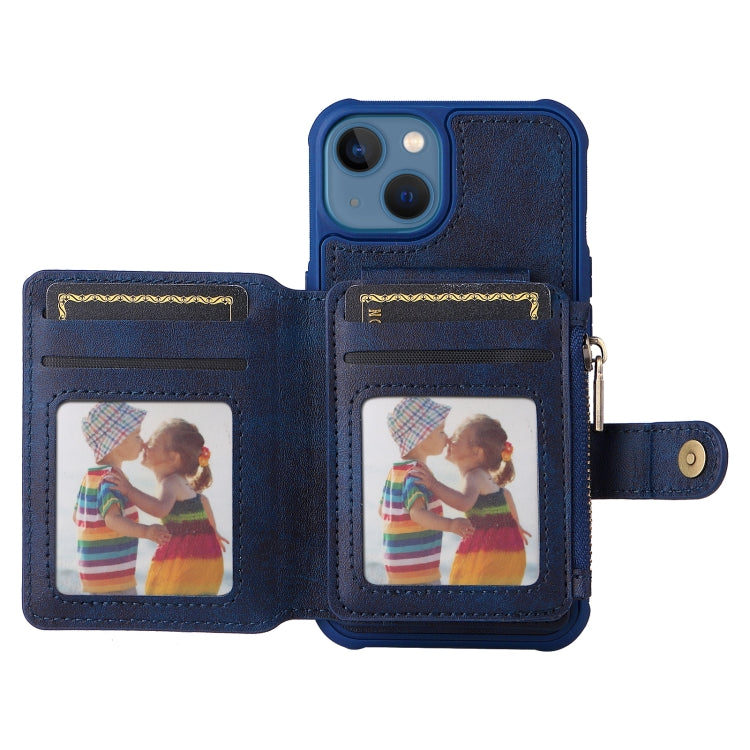 For iPhone 13 mini Zipper Shockproof Protective Phone Case